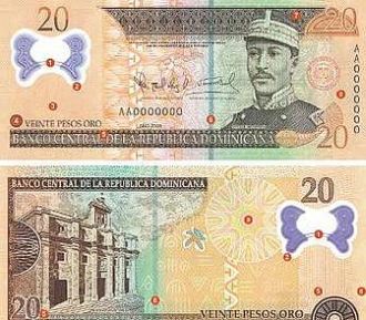 new 20 peso note dom rep