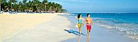 Sandy white beach in Punta Cana