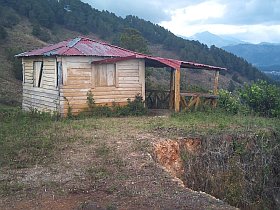 Bungalow on the land for building