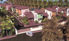 development of eight villas