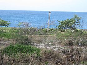 Baugrundst&uuml;ck. Land am Meer 30 Km von Santo Domingo