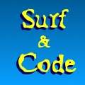 surf and code logo