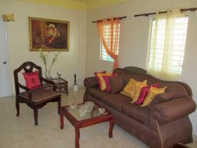 living room in the apartment